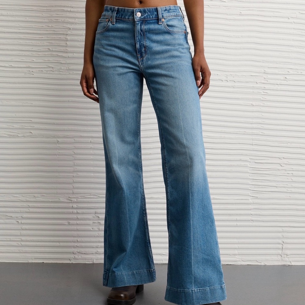 American Eagle Outfitters Blue Flare Jeans
